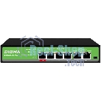 Коммутатор Digma DSP204G-2G-T80, 6×1 Гбит/с, неуправляемый
