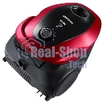 Пылесос Samsung VC20M253AWR красный, 460/2000 Вт, уборка сухая, пылесборник мешок, 2.5 л