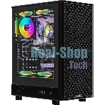 Компьютерный корпус Aerocool/Formula MANA DYNAMIC черный без БП ATX 6x120мм 2xUSB 3.0 1xUSB3.1 audio bott PSU
