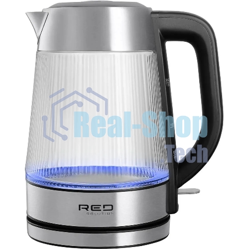 Чайник электрический Red Solution G121 1.8 л, 2200 Вт, черный/серебристый