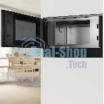 Встраиваемая микроволновая печь Bosch BFL7221B1 черный, 21 л, 900 Вт, переключатели - поворотный механизм/сенсор