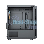 Компьютерный корпус ACD Citadel 104 ATX, черный, USB 3.0x1+USB 2.0x2+HD audio,3x12см F1 ARGb fans at front(Slave fans),1x12см F1 ARGb fan at rear (Master fan)