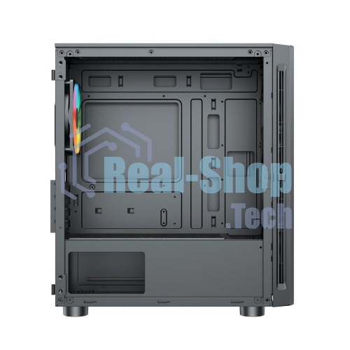 Компьютерный корпус ACD Citadel 104 ATX, черный, USB 3.0x1+USB 2.0x2+HD audio,3x12см F1 ARGb fans at front(Slave fans),1x12см F1 ARGb fan at rear (Master fan)