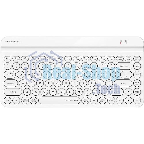 Клавиатура беспроводная A4Tech Fstyler FBK30, USB, Bluetooth/Радиоканал, зеленый