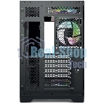 Компьютерный корпус Forza Forza FZ-G42B Seaview TG ATX Case, black, w/o psu, Curved Tempered glass front panel, 1x3,5