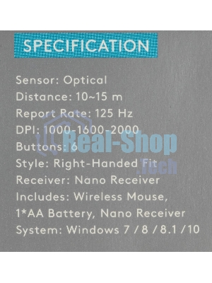 Мышь беспроводная A4Tech Fstyler FG30S серый, 2000 dpi, радиоканал, USB, кнопки - 6