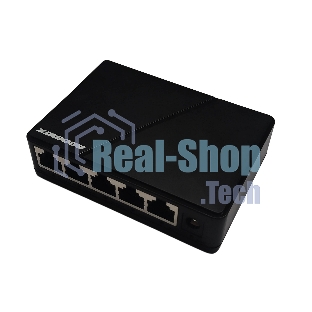 Коммутатор неуправляемый NEOMAX NMS-105P-1000-P, 5 портов 1000 Mbps, пластик