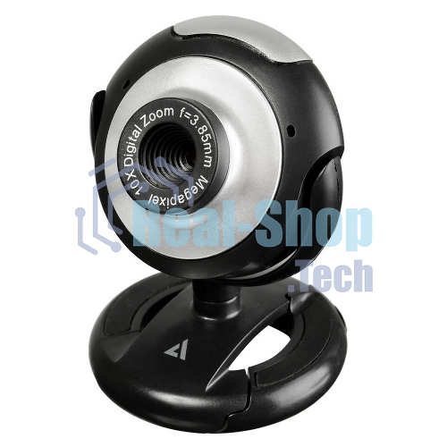 Веб-камера ACD Vision UC100 640x480, 30 кадр/с, USB Type-A, микрофон (2 шт, шумоподавление), автоосвещение, универсальное крепление