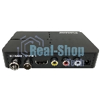 Приставка для цифрового ТВ LUMAX DV2118HD черный, DVB-T2, DVB-T, DVB-C, HDMI, USB 2.0