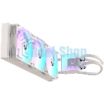 Кулер с водяным охлаждением Formula V Line ICE JET GLOW 360 WH, 360мм, 3x120мм, ARGB fans, LGA115X/1200/1700/1851, AM4/AM5