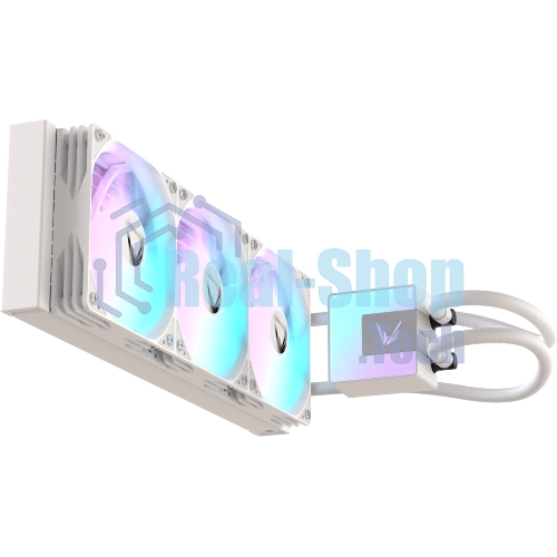 Кулер с водяным охлаждением Formula V Line ICE JET GLOW 360 WH, 360мм, 3x120мм, ARGB fans, LGA115X/1200/1700/1851, AM4/AM5