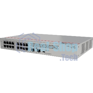Коммутатор Huawei S110-16T2S (16*10/100/1000BASE-T ports, 2*GE SFP ports, built-in AC power, fanless)