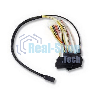 Кабель Amphenol RHS36-4819, (HDmSAS SFF8643 to 4*SAS SFF8482 internal cable), 75 см