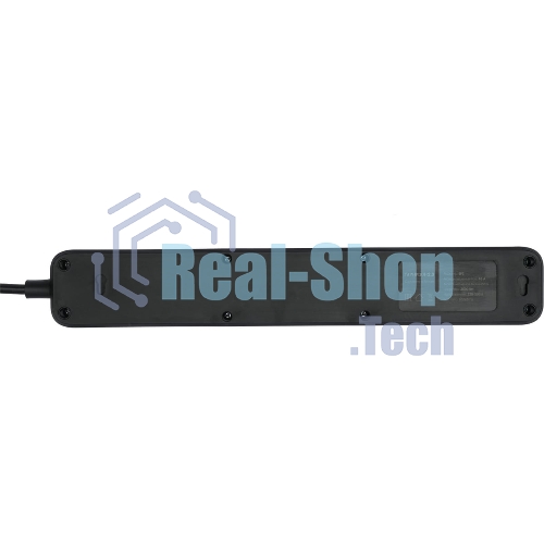 Сетевой фильтр Гарнизон 2.0 Мультипорт EPS-4-U3-B-2, 4 р, 10А, 3xUSB, 2 м, ур.защиты 2+, черный, пакет