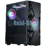 Компьютерный корпус Aerocool/Formula CL-3303B RGb черный без БП ATX 6x120мм 2xUSB 2.0 1xUSB 3.0 audio bott PSU