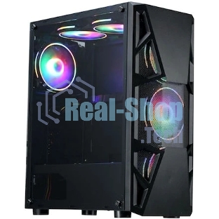 Компьютерный корпус Aerocool/Formula CL-3303B RGb черный без БП ATX 6x120мм 2xUSB 2.0 1xUSB 3.0 audio bott PSU