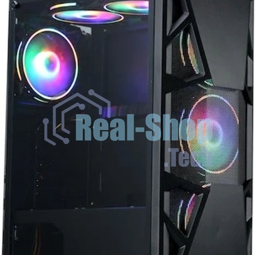 Компьютерный корпус Aerocool/Formula CL-3303B RGb черный без БП ATX 6x120мм 2xUSB 2.0 1xUSB 3.0 audio bott PSU