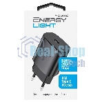 Сетевое зарядное устройство Qumo Energy light PD 25Вт, (модель 0102), порт: USB Type-C, черный