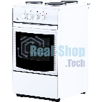 Плита электрическая Flama AE 1304 W белый, конфорок 3 шт, духовка 50 л, 50 см x 85 см x 60 см