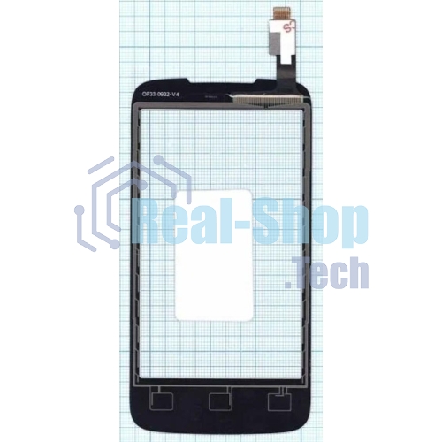 Сенсорное стекло (тачскрин) для Lenovo A376, белое