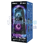 Колонка АС SVEN PS-750, черный (80 Вт, TWS, Bluetooth, FM, USB, microSD, LED-дисплей, 2х4400мА*ч)