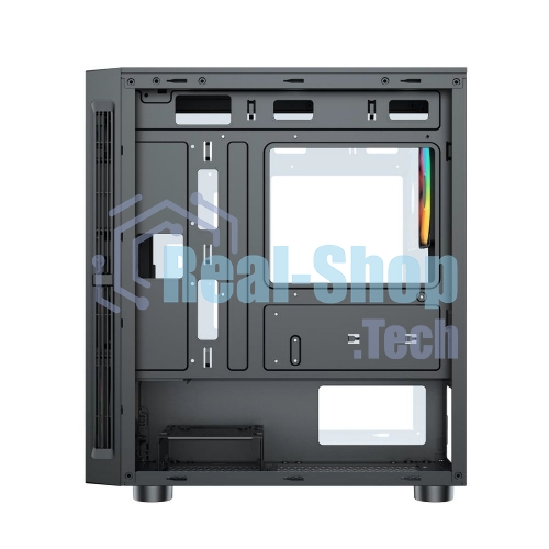 Компьютерный корпус ACD Citadel 104 ATX, черный, USB 3.0x1+USB 2.0x2+HD audio,3x12см F1 ARGb fans at front(Slave fans),1x12см F1 ARGb fan at rear (Master fan)