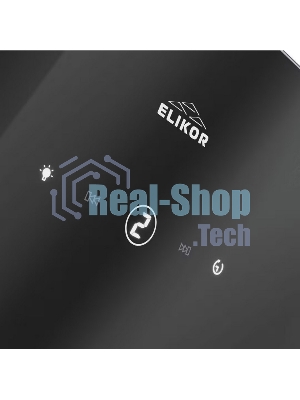 Вытяжка наклонная Elikor Rise BK 50 черный, 50 см, 750 куб. м/ч, 56 дБ