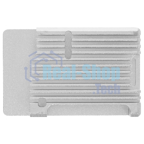 Корпус Qumo Aluminum case without fan, Raspberry Pi 3, silver(RS024)