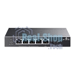 Коммутатор настольный TP-Link TL-SG1005P-PD с 5 гиг. портами (1 порт с входящим PoE++, 4 порта с исходящим PoE+), бюджет PoE: 9, 21, 47 или 66 Вт (зависит от используемого стандарта входящего PoE)