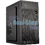 Компьютерный корпус KingPrice KPCC-MN211 черный без БП mATX 1x80мм 2x120мм 2xUSB 2.0 audio