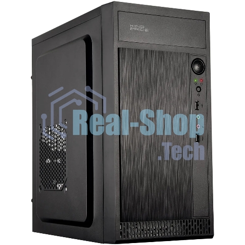 Компьютерный корпус KingPrice KPCC-MN211 черный без БП mATX 1x80мм 2x120мм 2xUSB 2.0 audio
