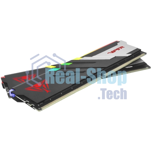 Оперативная память Patriot Viper Venom, DDR5, 48Gb (2x24 Gb), 6000 MHz, CL30, DIMM, радиатор, RGb, черный
