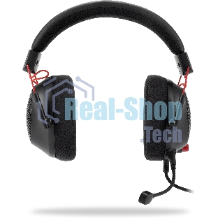Гарнитура Oklick HS-L305G чёрный, проводная, USB, подсветка