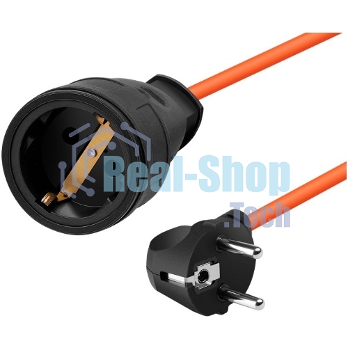 Удлинитель силовой Defender Ext2G-01-30 6А, 30 м, б/з - без рамки