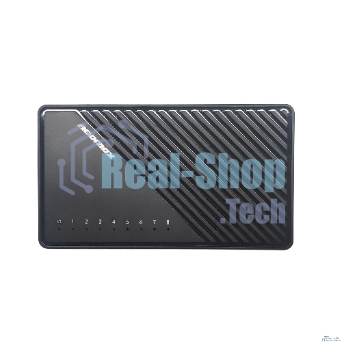 Коммутатор неуправляемый NEOMAX NMS-108P-1000-P, 8 портов 1000 Mbps, пластик