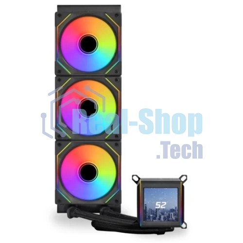 СВО для процессора LIAN LI Galahad II LCD SL-INF G89.GA2ALCD36INB.00 черный 120мм алюминий+медь 1200rpm 29db 4-pin
