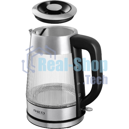 Чайник электрический Red Solution G121 1.8 л, 2200 Вт, черный/серебристый