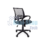Кресло Chairman 696 TW-01 черный, ткань, 120 кг, механизм качания