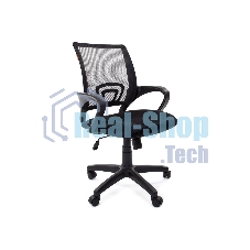 Кресло Chairman 696 TW-01 черный, ткань, 120 кг, механизм качания Кресло Chairman 696 TW-01 черный, ткань, 120 кг, механизм качания