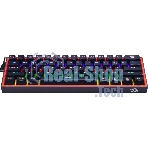 Клавиатура Redragon Fizz проводная, USB Type-A, чёрный/красный