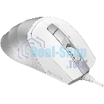 Мышь проводная A4Tech Fstyler FM45S Air белый/серебристый, 2400 dpi, USB, кнопки - 7