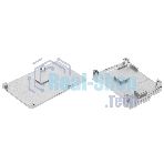 Корпус Qumo Aluminum case without fan, Raspberry Pi 3, silver(RS024)