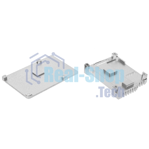 Корпус Qumo Aluminum case without fan, Raspberry Pi 3, silver(RS024)