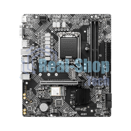 Материнская плата MSI PRO H610M-G WIFI H610, LGA1700, 2*DDR5, 1*PCIEx16, 1*PCIEx1, 1*M.2, 4*USB3.2Gen1, 6*USB2.0, 4*SATA3.0, 1G, VGA, DP, HDMI, M-ATX, RTL