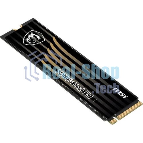 Накопитель SSD MSI SPATIUM M480 PRO, 2Tb, M.2 2280, PCIe 4.0 x4, NVMe, R/W 7400/7000