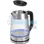 Чайник электрический Red Solution G121 1.8 л, 2200 Вт, черный/серебристый