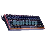 Клавиатура Redragon Fizz проводная, USB Type-A, чёрный/красный