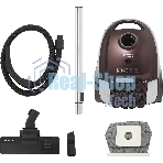 Пылесос Vitek VT-8138 коричневый/черный, 350/2200 Вт, уборка сухая, пылесборник мешок 2 л