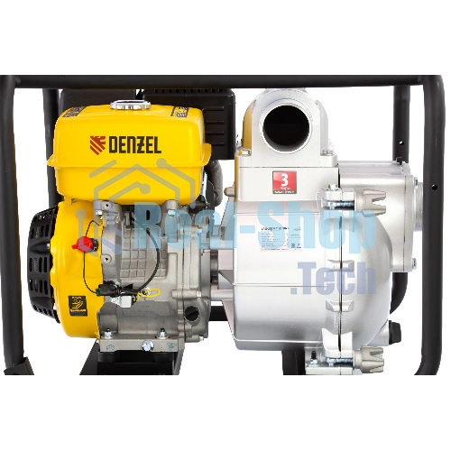Мотопомпа бензиновая Denzel PX-80D для грязной воды, 15 л.с., 3