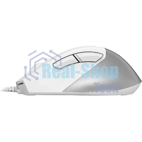 Мышь проводная A4Tech Fstyler FM45S Air белый/серебристый, 2400 dpi, USB, кнопки - 7